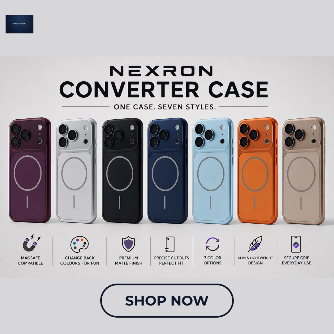 NEXRON Converter Case for iPhone 17 Pro