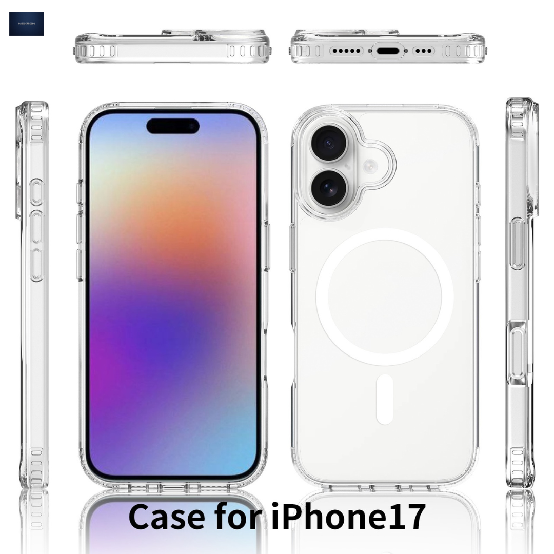 NEXRON Crystal Clear Anti-Yellow Case for iPhone 17