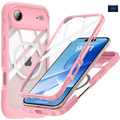 NEXRON 360 UltraGuard Case with Built-In Screen Protector for iPhone 17 Air(Pink)