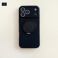 NEXRON RingStand Silicone Case for iPhone 17 Pro (Black)