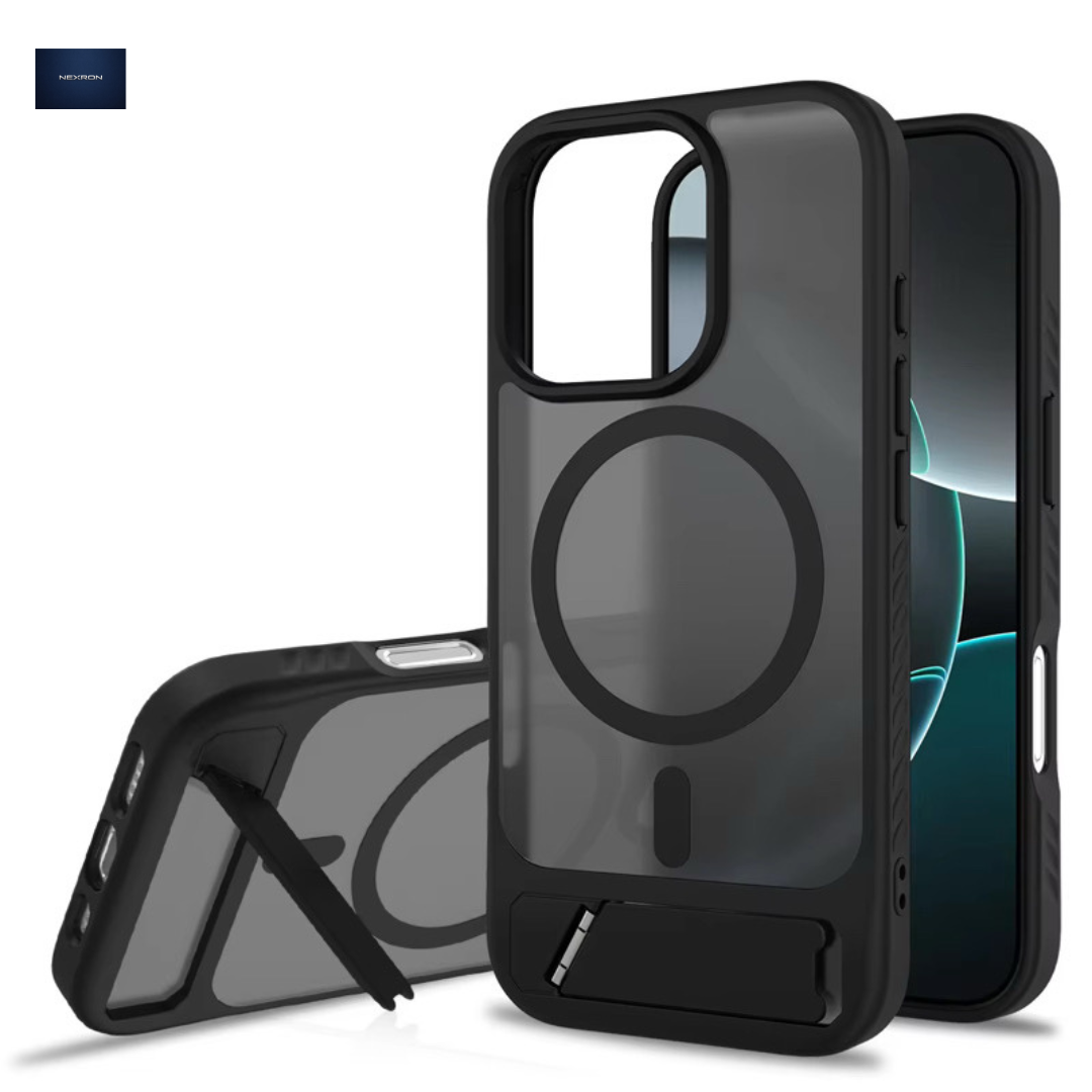 NEXRON StandMag Armor Case for iPhone 15