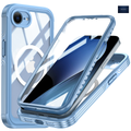NEXRON 360 UltraGuard Case with Built-In Screen Protector for iPhone 17E(Blue)