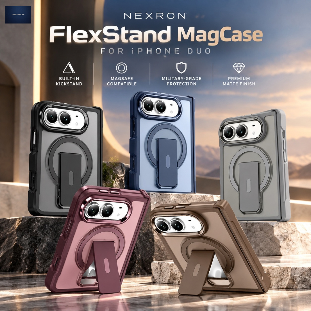 NEXRON FlexStand MagCase for iPhone Duo