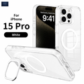 NEXRON CrystalArmor Stand Case for iPhone 15 Pro