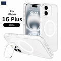 NEXRON CrystalArmor Stand Case for iPhone 16 Plus