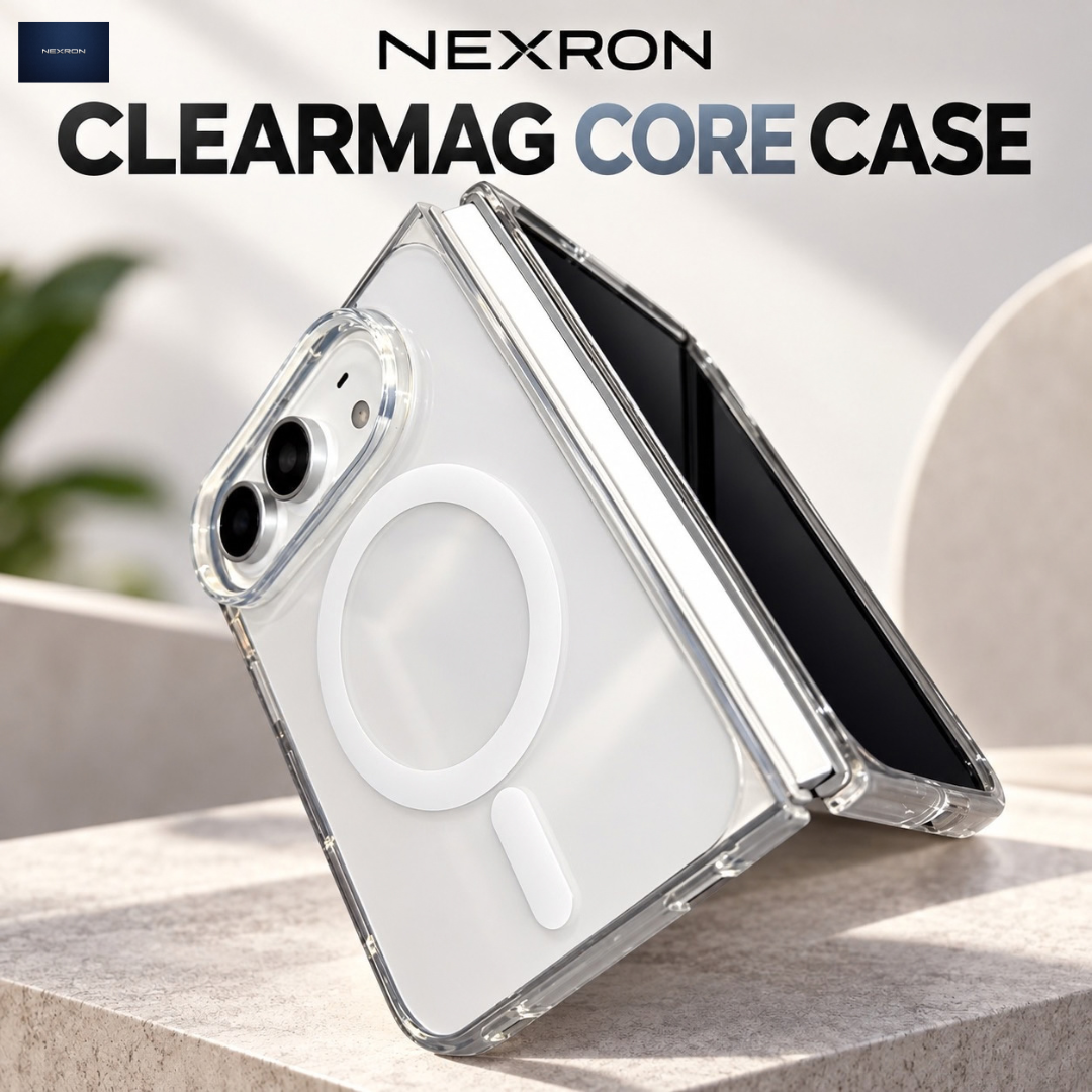 NEXRON ClearMag Core Case for iPhone Duo