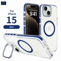 NEXRON CrystalArmor Stand Case for iPhone 15