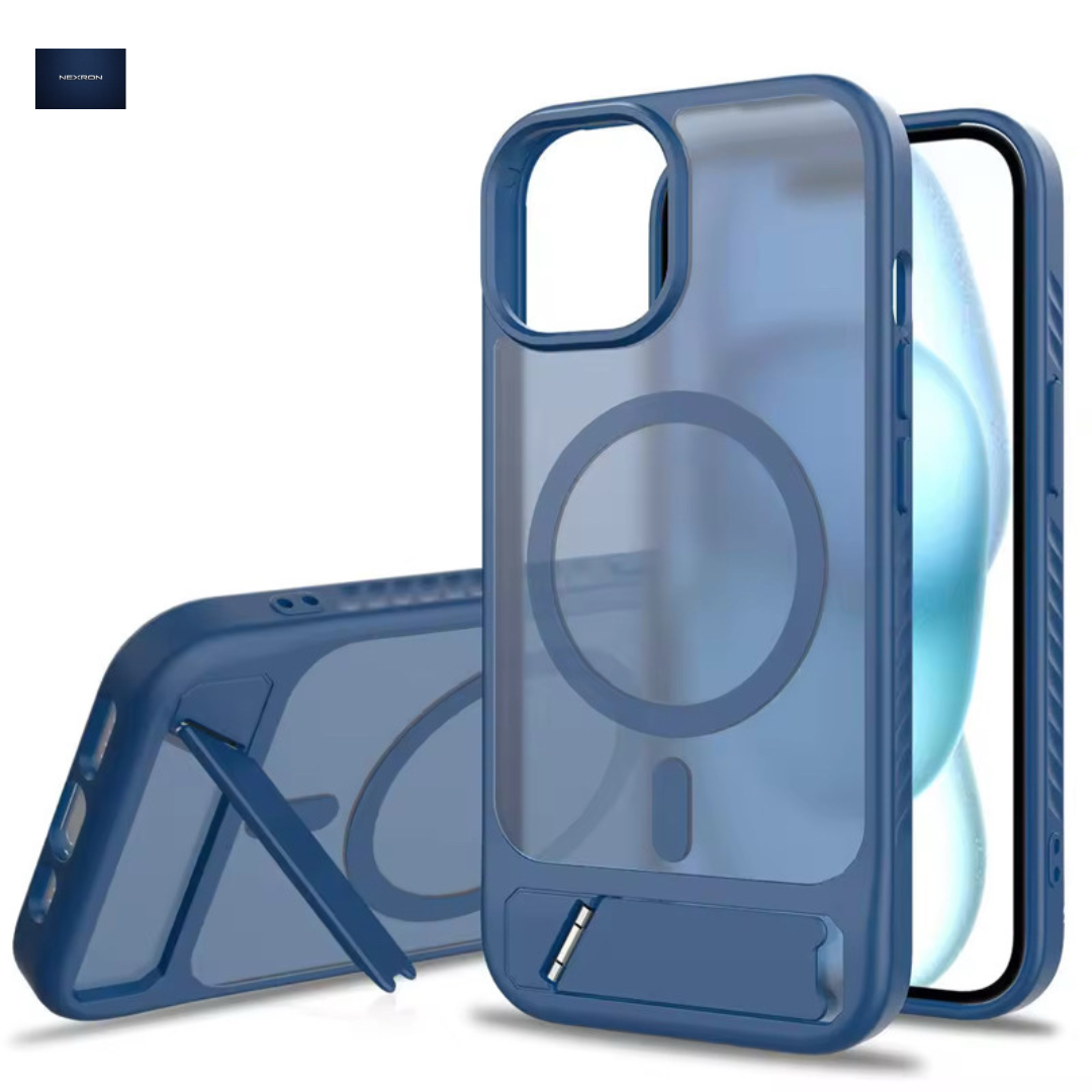 NEXRON StandMag Armor Case for iPhone 15