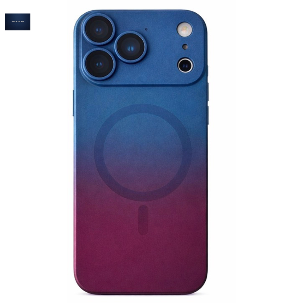 NEXRON DualTone(Blue+Red) MagSafe Lens Case for iPhone 17 Pro