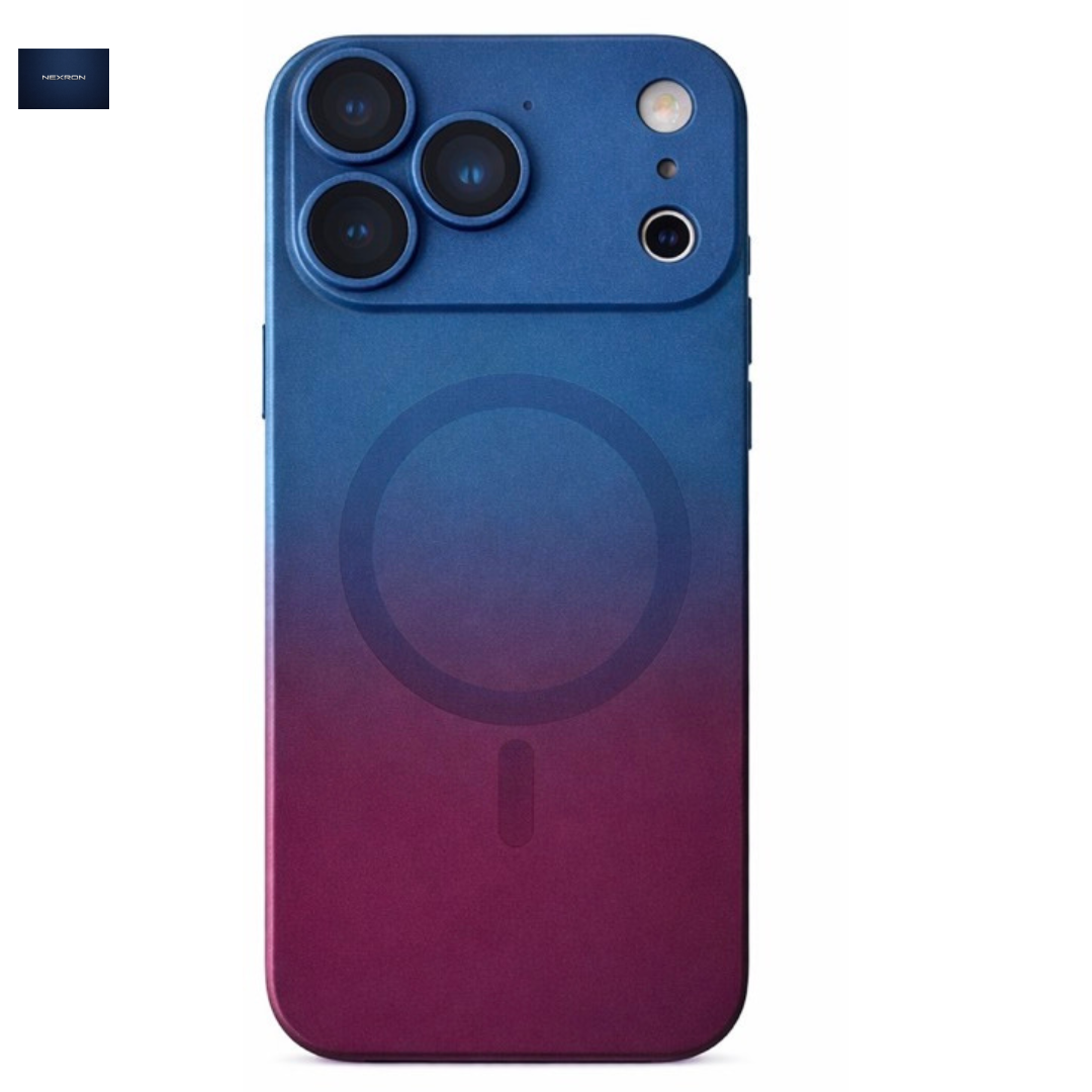 NEXRON DualTone(Blue+Red) MagSafe Lens Case for iPhone 17 Pro