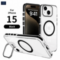 NEXRON CrystalArmor Stand Case for iPhone 15