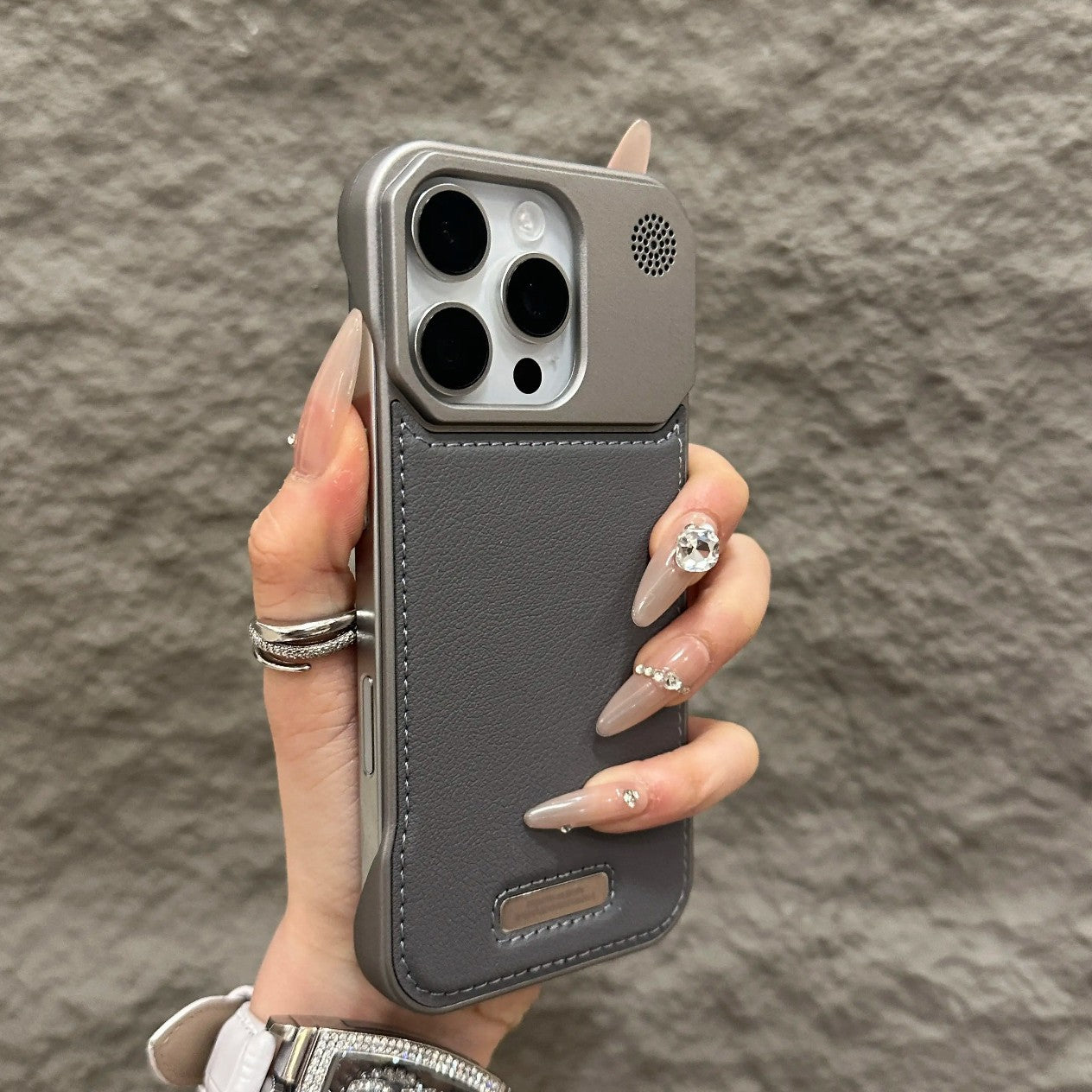 NEXRON PureAura Leather Case for iPhone 16 Pro Max