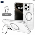 NEXRON CrystalArmor Stand Case for iPhone 17