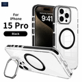 NEXRON CrystalArmor Stand Case for iPhone 15 Pro