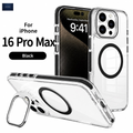 NEXRON CrystalArmor Stand Case for iPhone 16 Pro Max