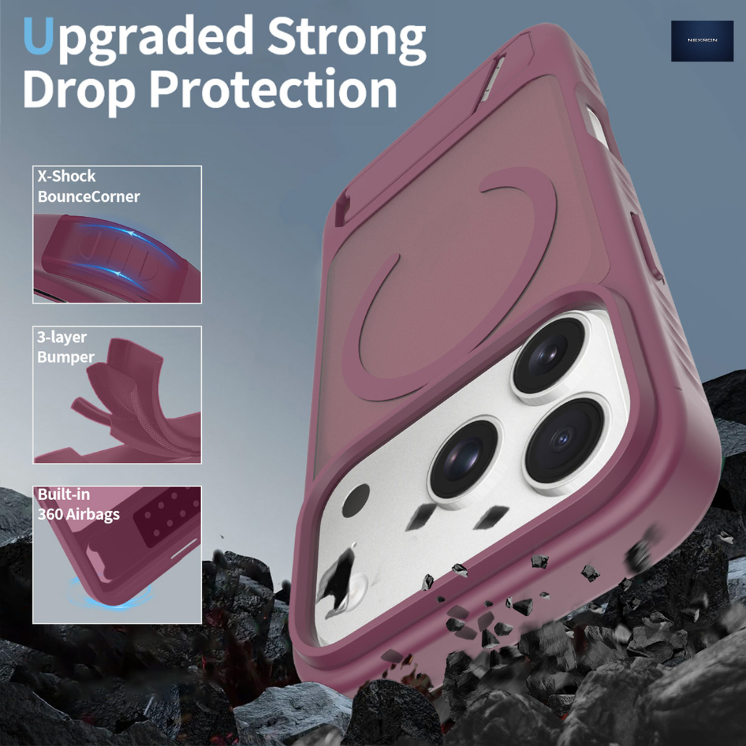 NEXRON StandMag Armor Case for iPhone 18 Pro