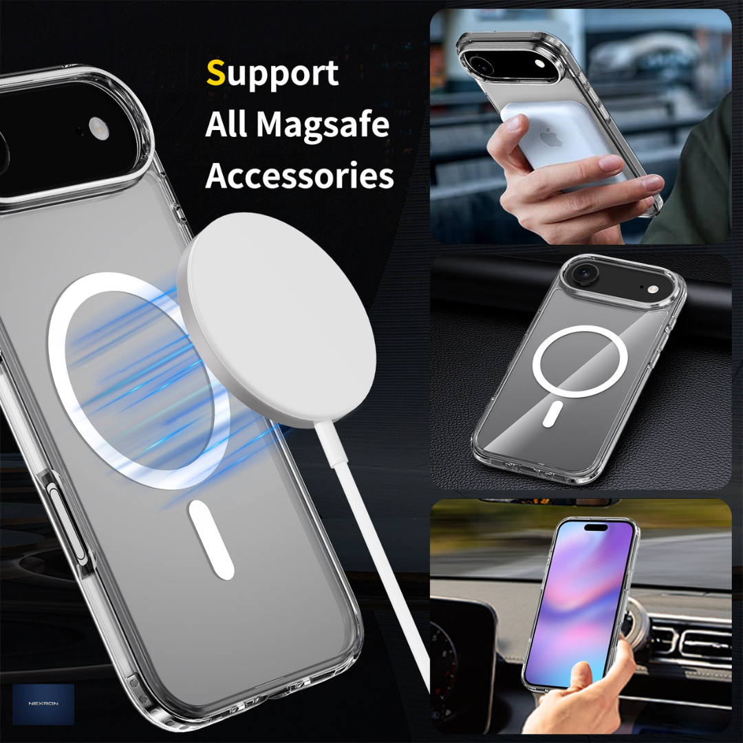 NEXRON Crystal Clear Anti-Yellow Case for iPhone 17 Air