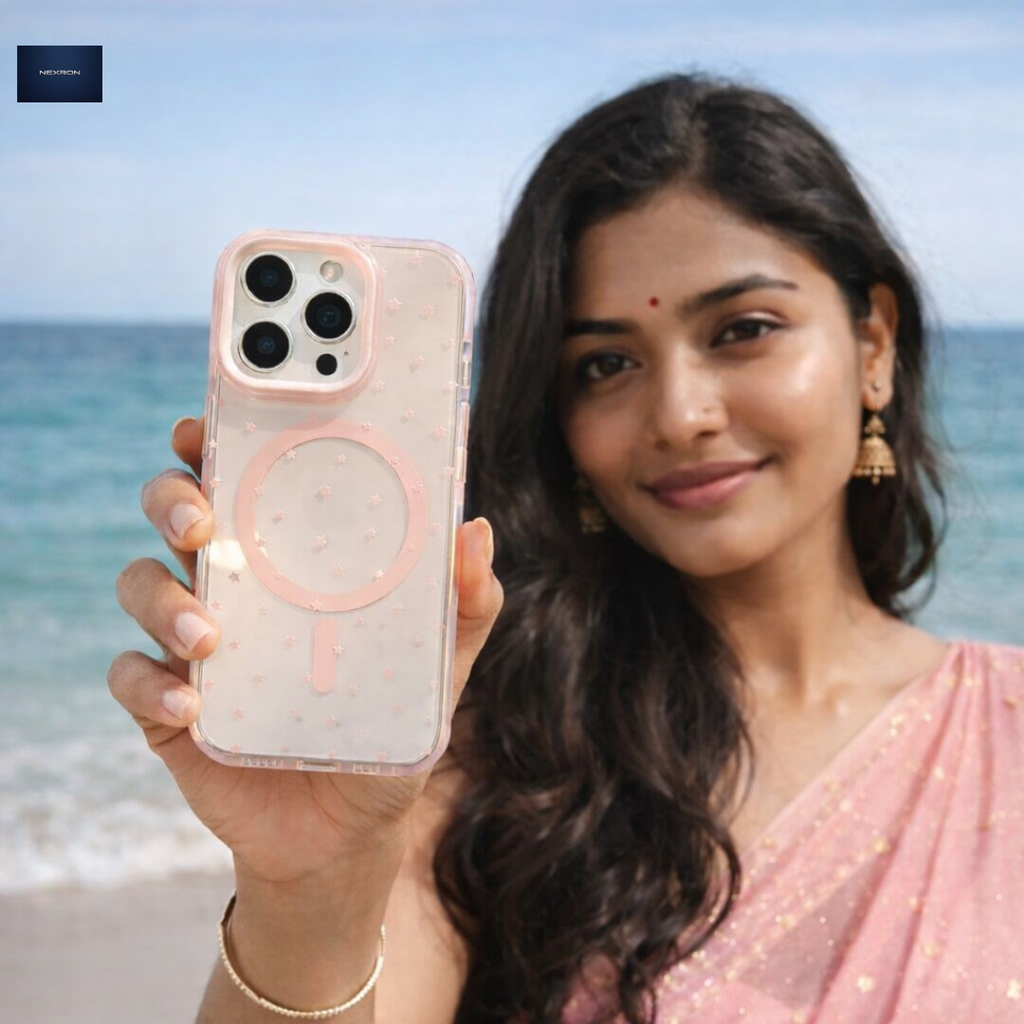 NEXRON Pink Nova Case for iPhone 15 Pro Max