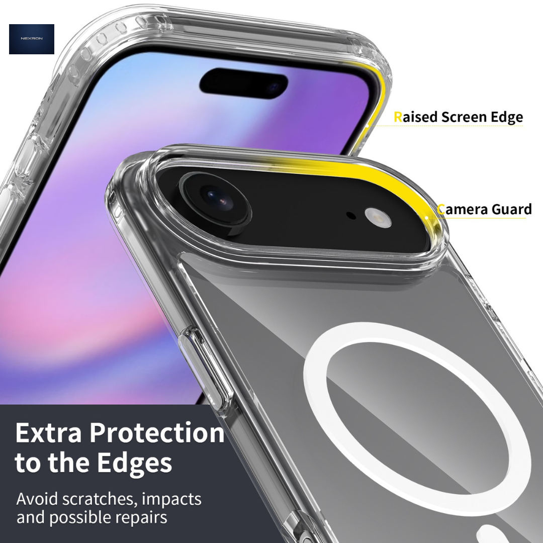 NEXRON Crystal Clear Anti-Yellow Case for iPhone 17 Air