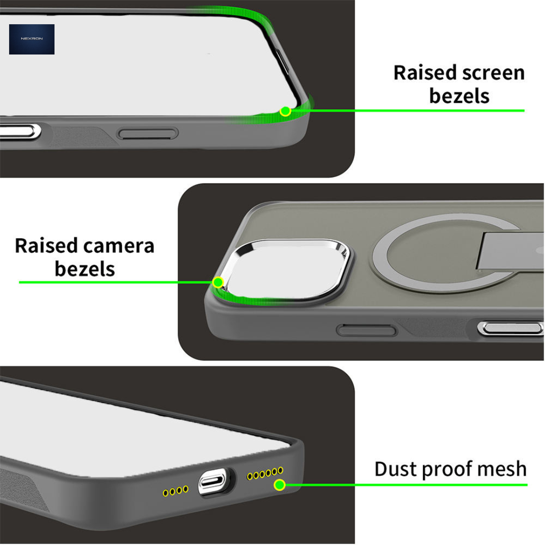 NEXRON FlexStand MagCase for iPhone 16 Pro