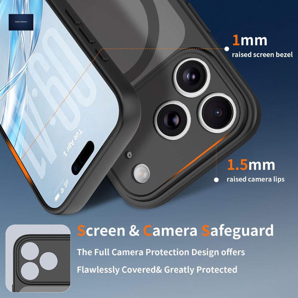 NEXRON EdgeProtect Case for iPhone 18 Pro