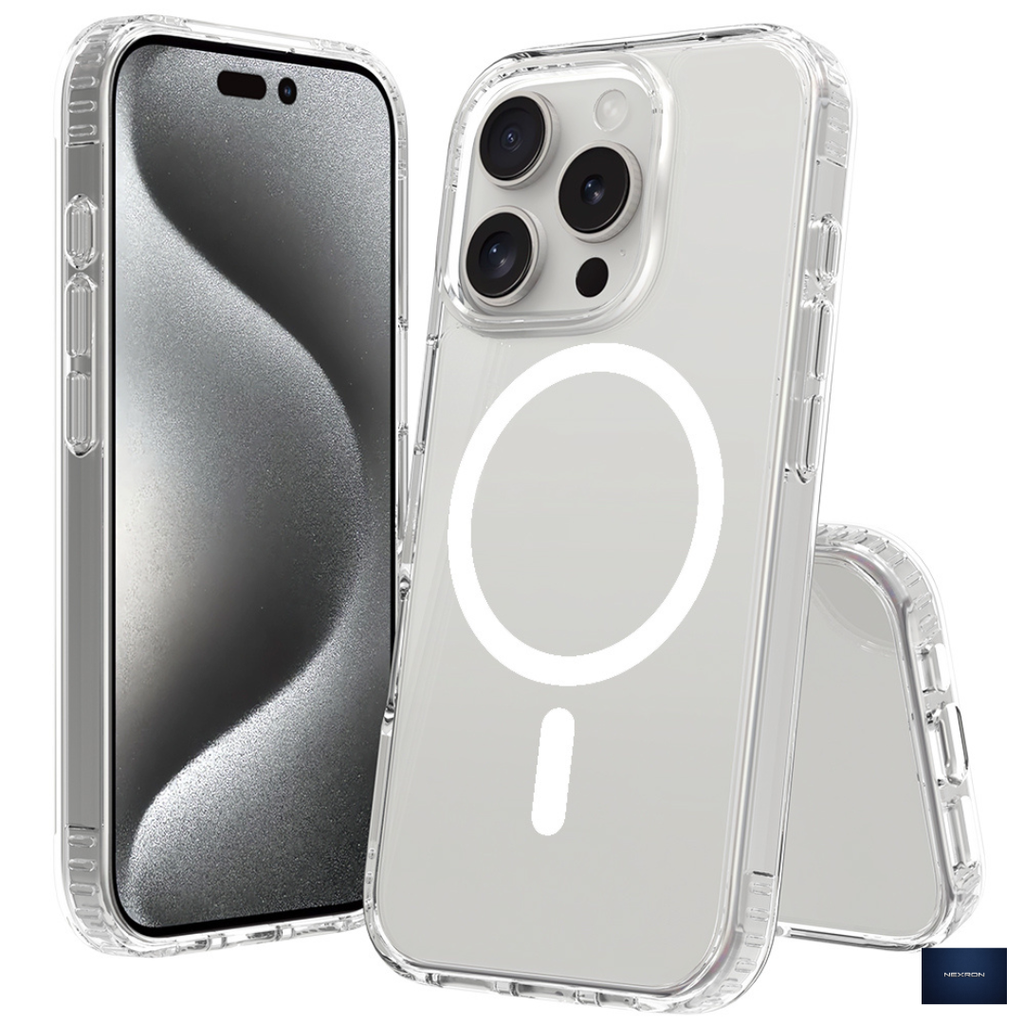NEXRON Crystal Clear Anti-Yellow Case for iPhone 16 Pro