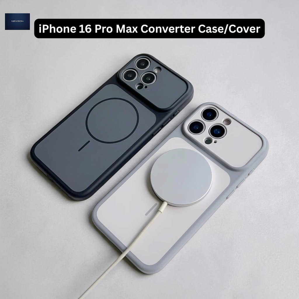 NEXRON iPhone 16 Pro Max Silicone Converter Case to iPhone 17 Pro Max