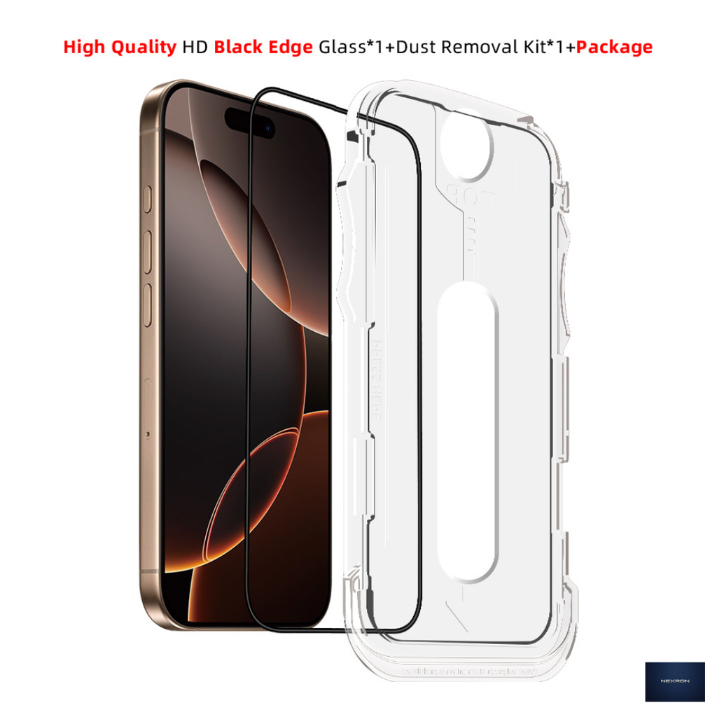 NEXRON DustShield Pro Tempered Glass with Installation Box