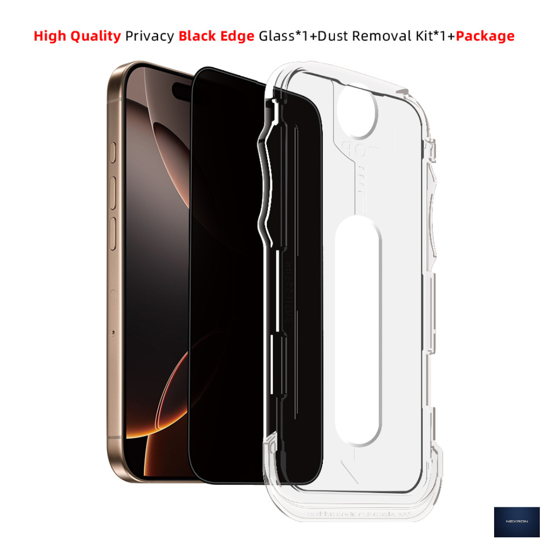 NEXRON PrivacyShield Pro Tempered Glass with Installation Box