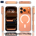 NEXRON Crystal Clear Anti-Yellow Case for iPhone 17 Pro Max