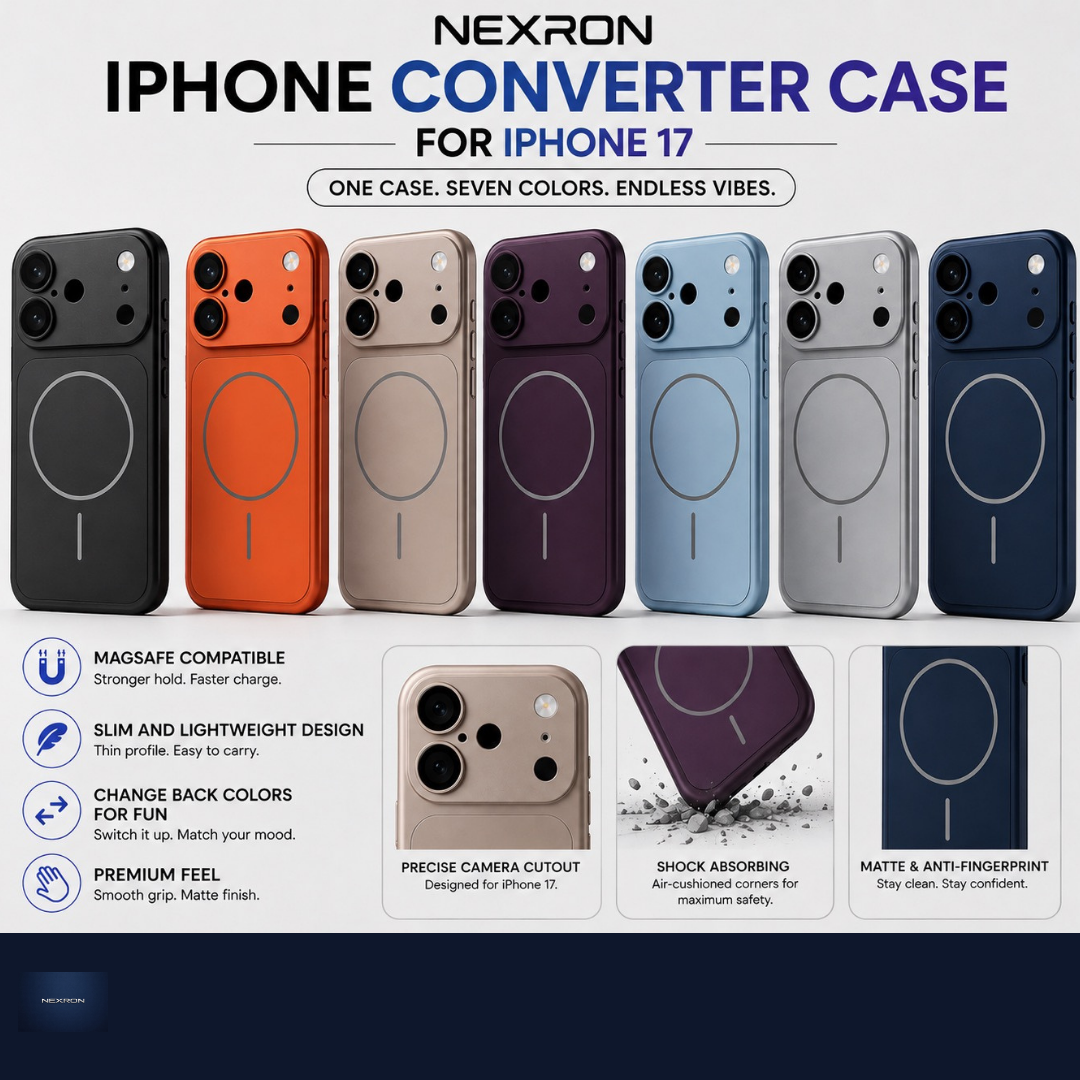 NEXRON Converter Case for iPhone 17