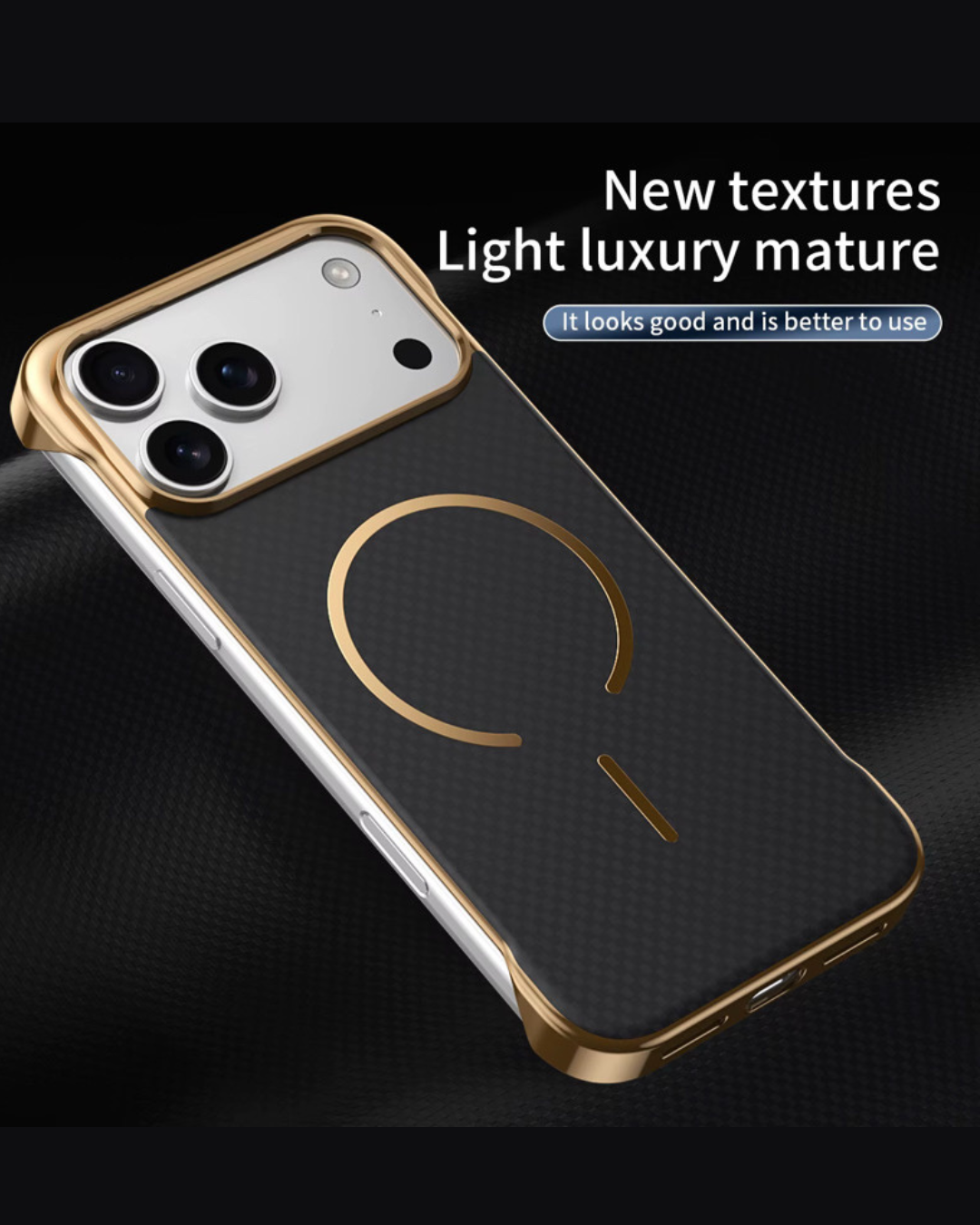 NEXRON GoldForge MagSafe Case for iPhone 17 Pro