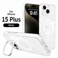 NEXRON CrystalArmor Stand Case for iPhone 15 Plus