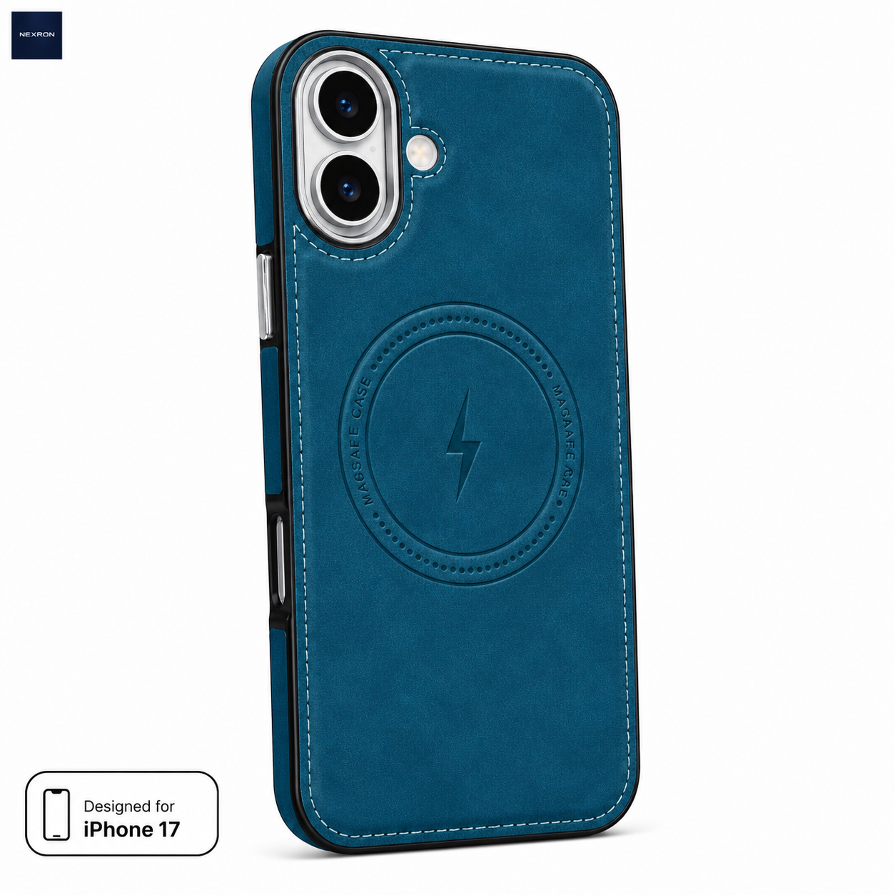 NEXRON Arc Leather Case for iPhone 17