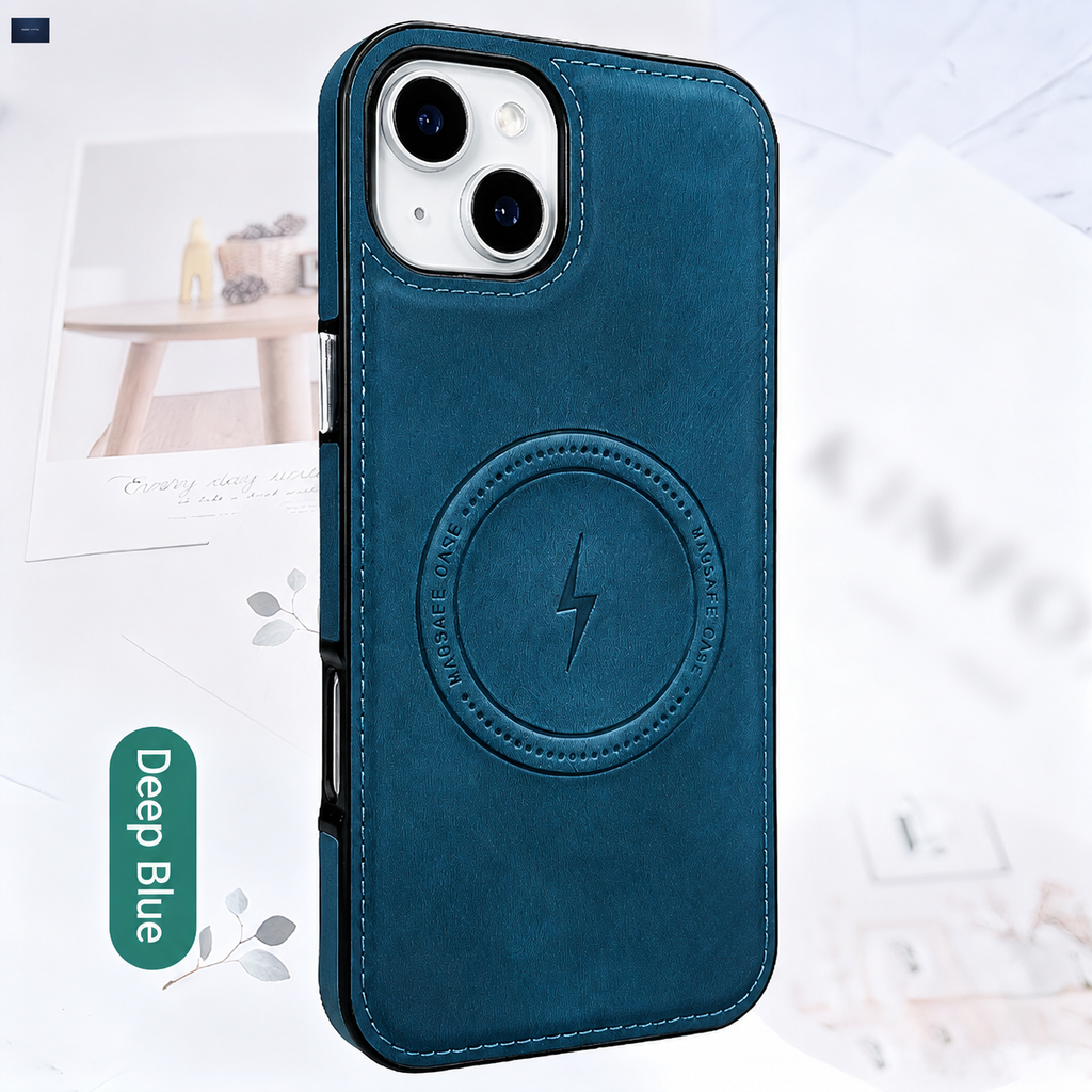 NEXRON Arc Leather Case for iPhone 15