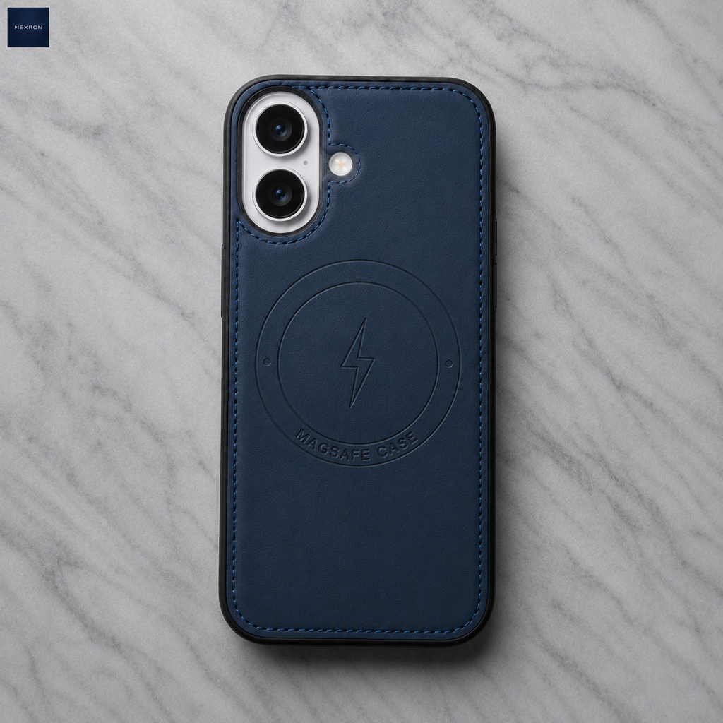 NEXRON Arc Leather Case for iPhone 17