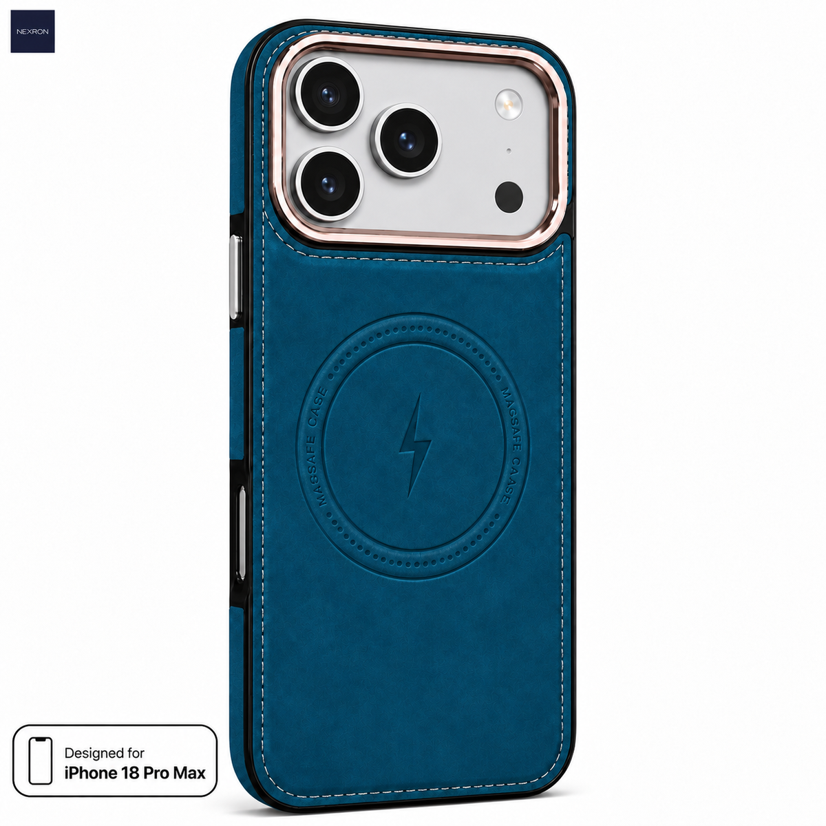 NEXRON Arc Leather Case for iPhone 18 Pro Max