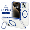 NEXRON CrystalArmor Stand Case for iPhone 15 Plus