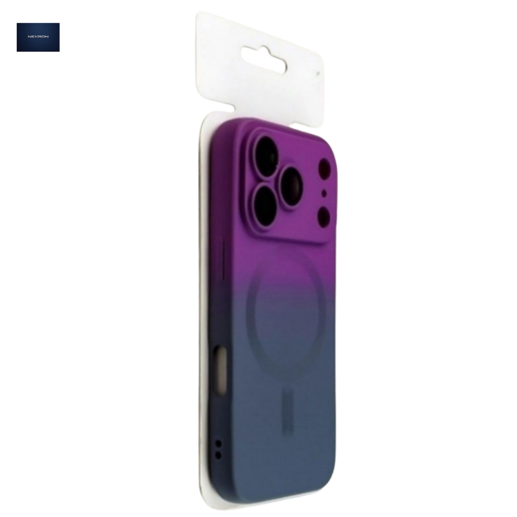 NEXRON DualTone(Blue+Red) MagSafe Lens Case for iPhone 17 Pro