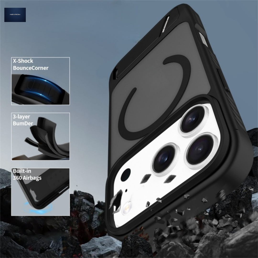 NEXRON StandMag Armor Case for iPhone 17 Pro Max