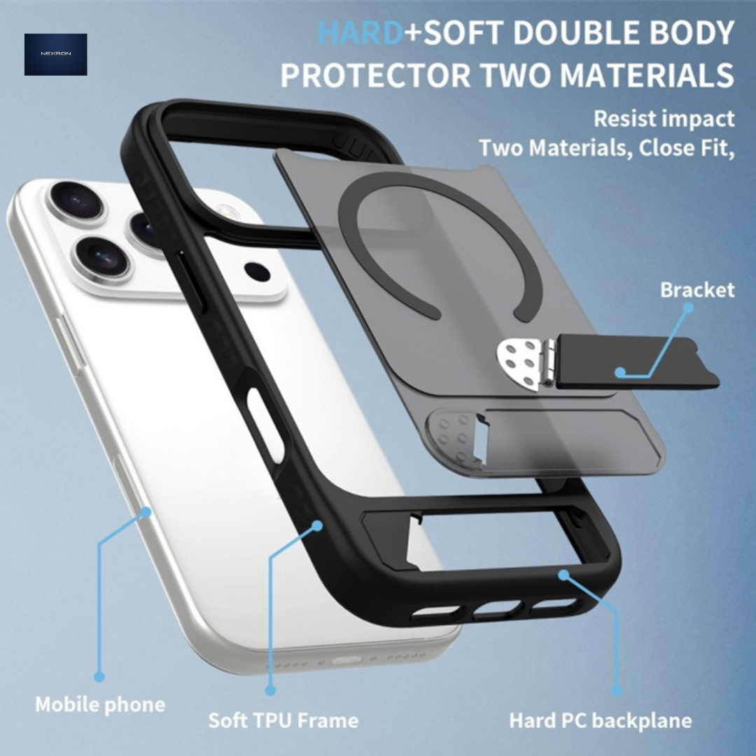 NEXRON StandMag Armor Case for iPhone 17 Pro Max