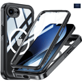 NEXRON 360 UltraGuard Case with Built-In Screen Protector for iPhone 17E(Black) - NexRon