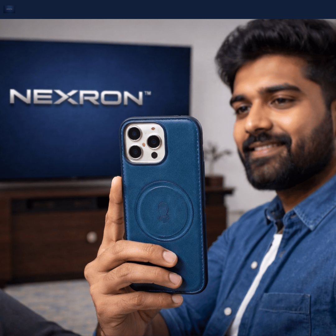 NEXRON Arc Leather Case for iPhone 16 Pro Max - NexRon