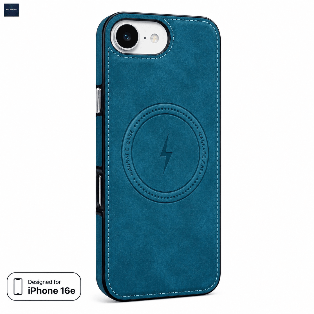 NEXRON Arc Leather Case for iPhone 16E - NexRon