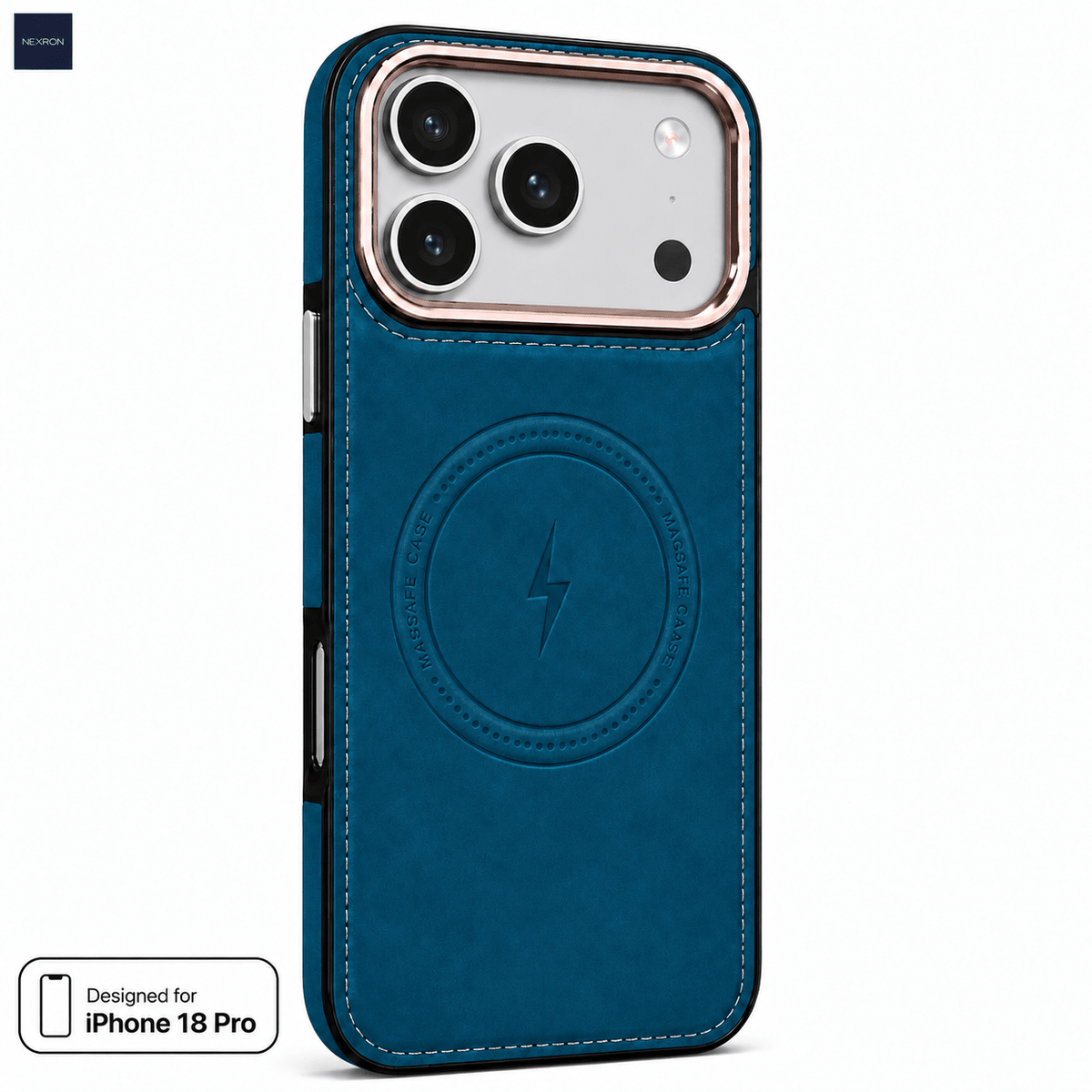 NEXRON Arc Leather Case for iPhone 18 Pro - NexRon