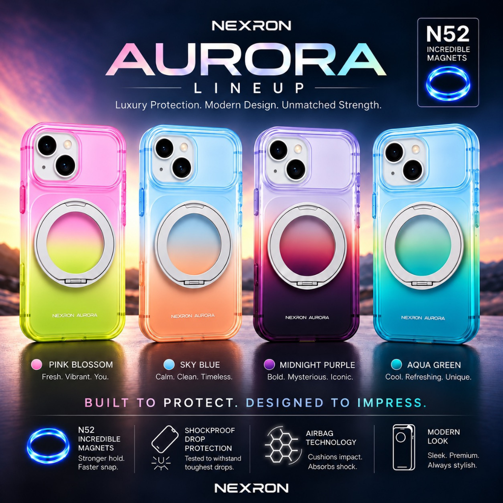 NEXRON Aurora Case for iPhone 15 Plus - NexRon