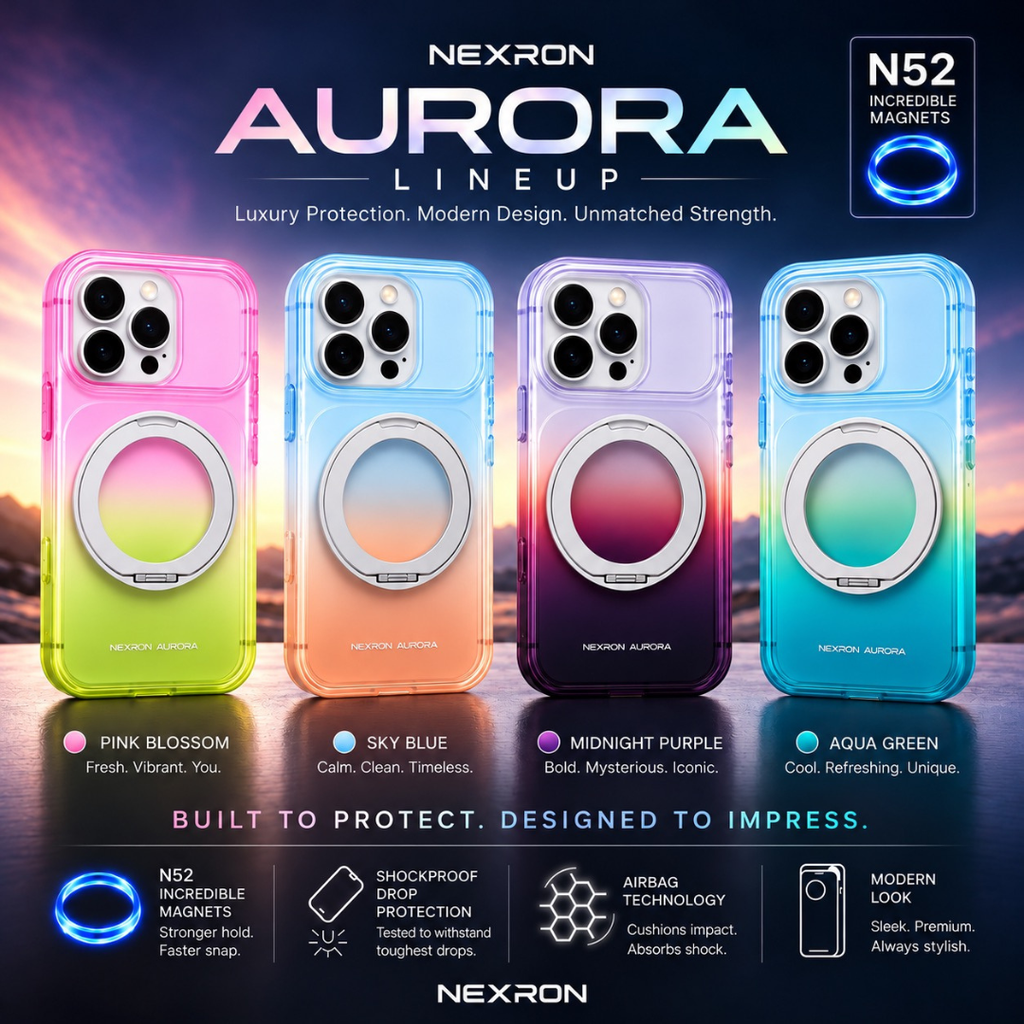 NEXRON Aurora Case for iPhone 15 Pro Max - NexRon