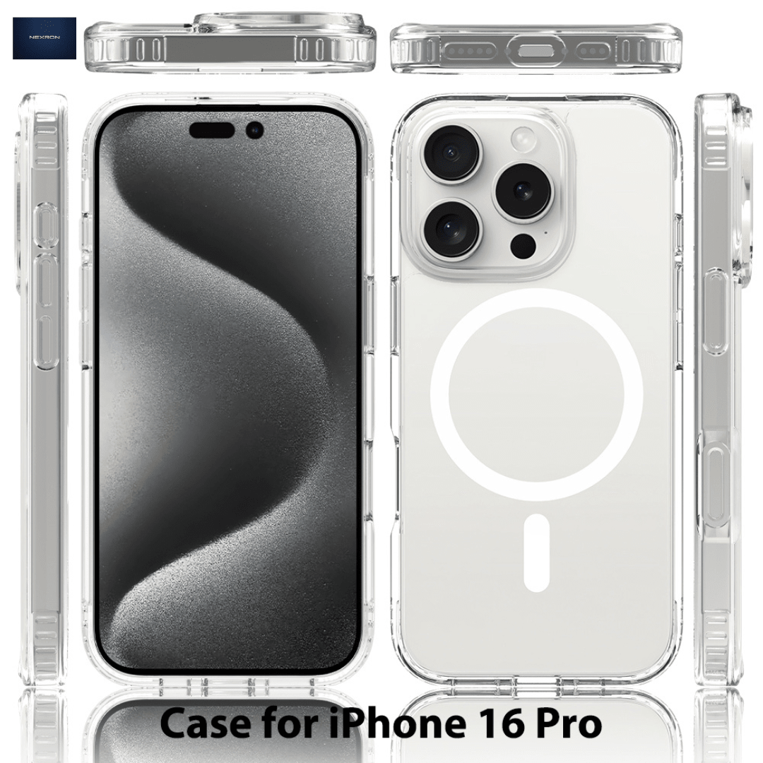 NEXRON Crystal Clear Anti-Yellow Case for iPhone 16 Pro - NexRon