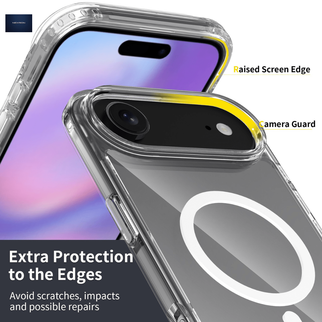 NEXRON Crystal Clear Anti-Yellow Case for iPhone 17 Air - NexRon