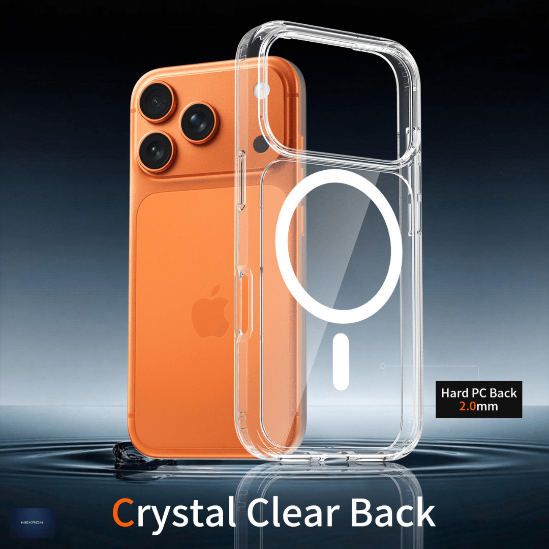 NEXRON Crystal Clear Anti-Yellow Case for iPhone 17 Pro Max - NexRon